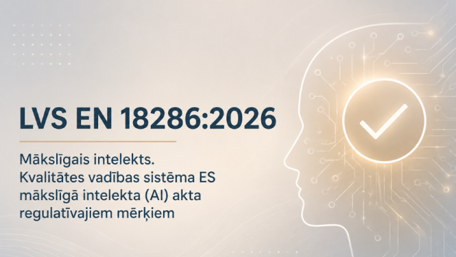 Lapajā pusē ir cilvēka galvas siluets, kreisajā - standarta nosaukums, pasteļtoņi 