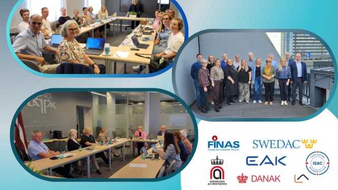 3 fotogrāfijas ar daudz cilvēkiem sanāksmēs Nordic Baltic valstīm