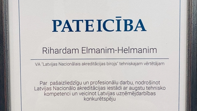 Pateicība Rihardam Elmanim-Helmanim