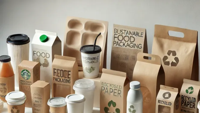 dažādi brūni, ilgstpējīgi iepakojumi