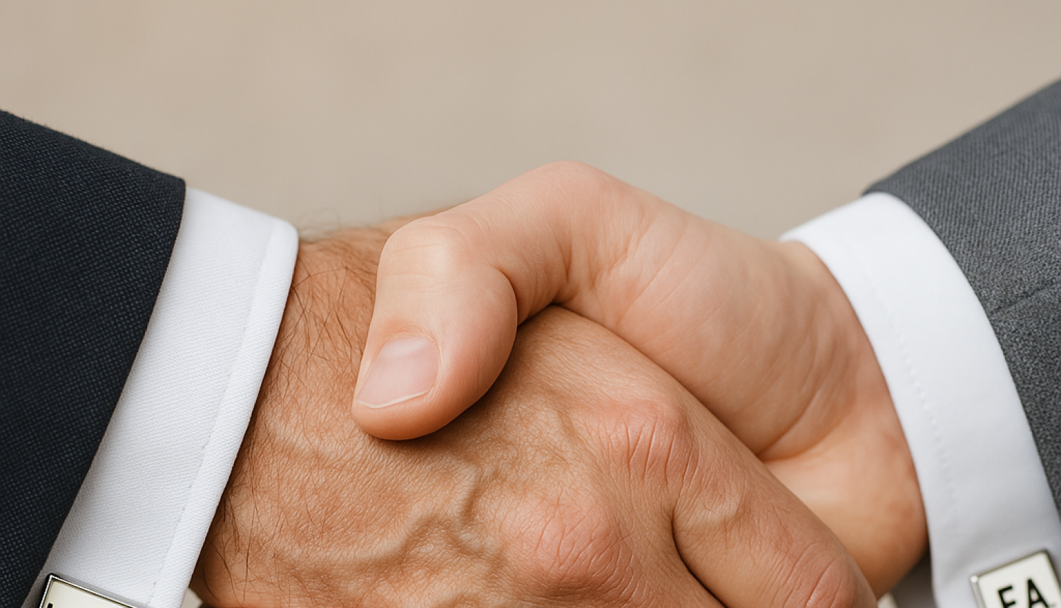 Rokasspiediens, aproču pogas, uz vienas rakstīts LATAK, uz otras - EA