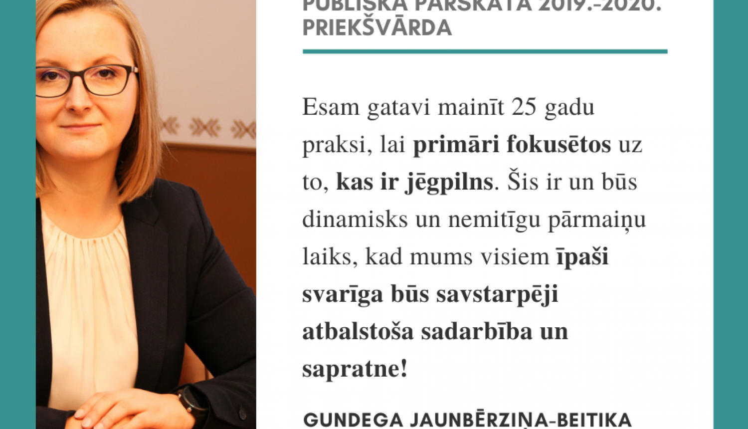 Direktore citāts par sadarbību